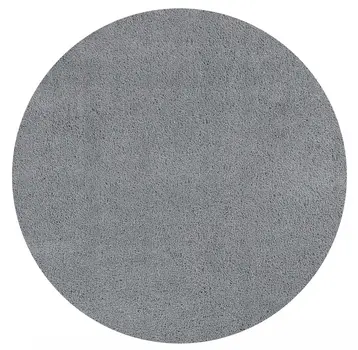 6' Grey Round Indoor Shag Rug