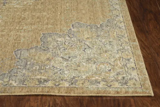 6' Sage Green Round Hand Woven Area Rug