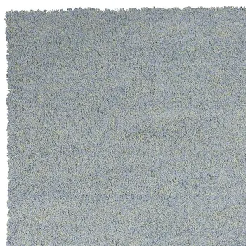 5' X 7' Blue Shag Hand Woven Area Rug