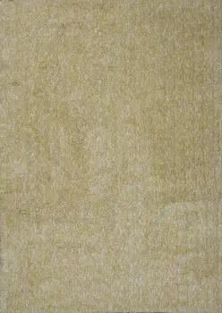 5' X 7' Yellow Shag Hand Woven Area Rug