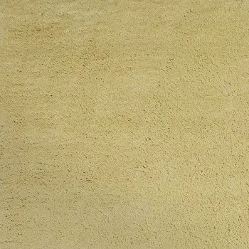 5' X 7' Canary Yellow Shag Hand Woven Area Rug