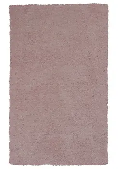 5' X 7' Pink Shag Hand Woven Area Rug