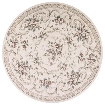 8' Ivory Round Rug