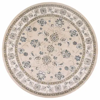 8' Beige Round Rug