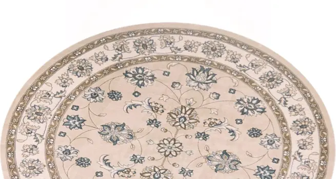 8' Beige Round Rug