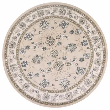 8' Beige Round Rug