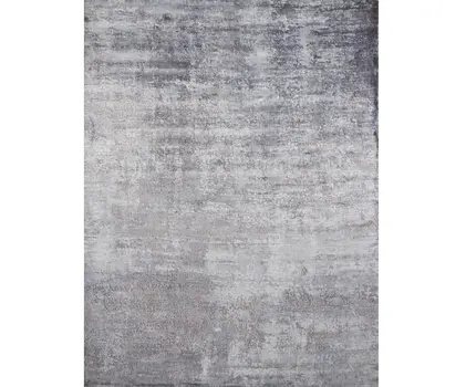 3' X 5' Slate Gray Abstract Hand Loomed Area Rug