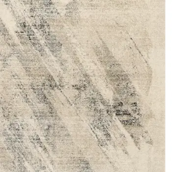 5' X 8' Ivory And Gray Abstract Area Rug