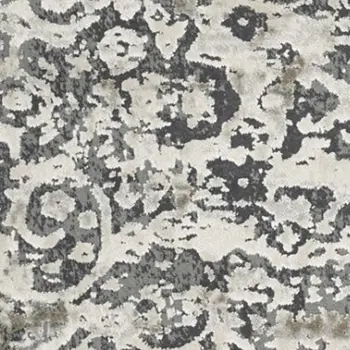 5' X 8' Ivory Medallion Area Rug