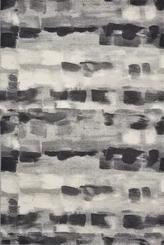 6' X 9' Grey Abstract Design Indoor Area Rug