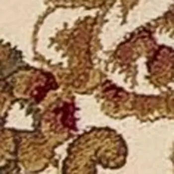 2' X 3' Green And Ivory Floral Medallion Area Rug