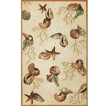 2' X 3' Beige Hand Tufted Area Rug