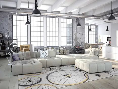 2' X 3' Gray Hand Tufted Area Rug