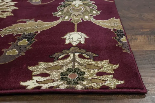 2' X 3' Polypropylene Red Accent Rug