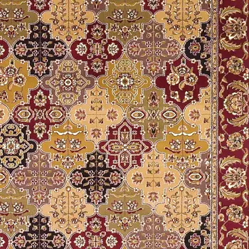 2' X 3' Red Orange And Black Quatrefoil Area Rug