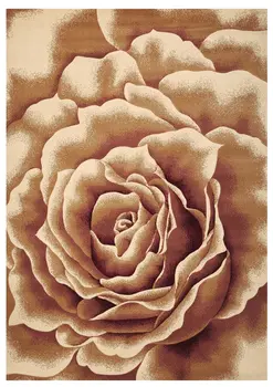2' X 3' Ivory And Red Floral Area Rug