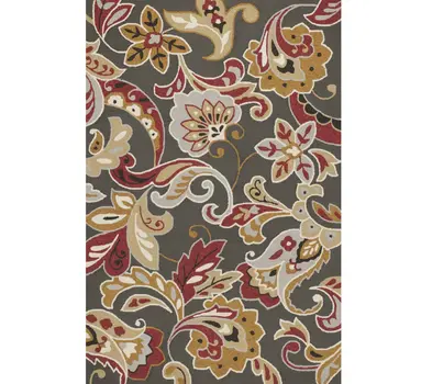 2' X 3' Taupe Hand Tufted Area Rug