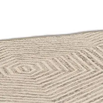 2' X 4' Ivory Wool Hand Tufted Area Rug
