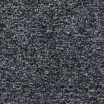 2' X 4' Black And White Shag Hand Woven Area Rug