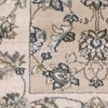 8' Beige And Ivory Runner Rug