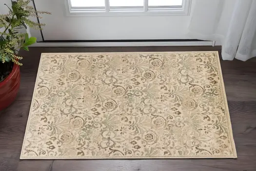 3' X 5' Ivory Area Rug