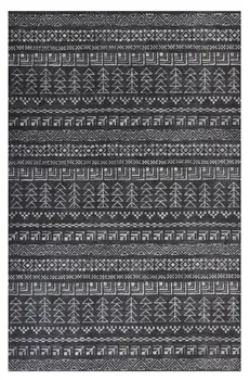 3' X 5' Gray Tribal Area Rug