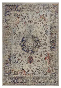3' X 5' Ivory Medallion Area Rug