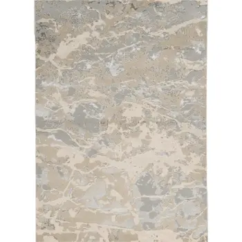 3' X 5' Sand Abstract Area Rug