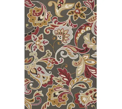 3' X 5' Taupe Hand Tufted Area Rug