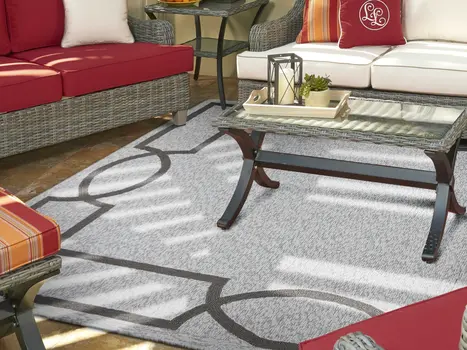 3' X 5' Ivory Indoor Outdoor Area Rug