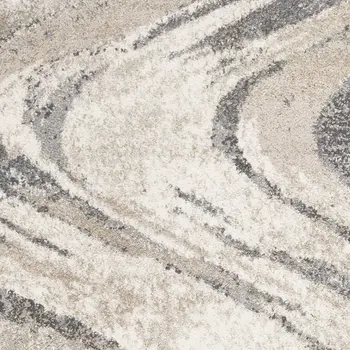 3' X 5' Natural Abstract Area Rug