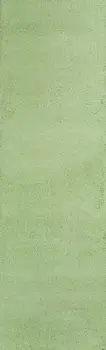 2' X 7' Spearmint Green Plain Runner Rug