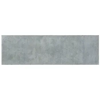 8' Blue Shag Hand Woven Runner Rug