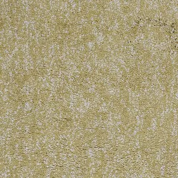 8' Yellow And Ivory Shag Hand Woven Runner Rug