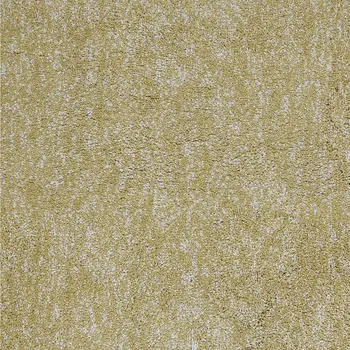 8' Yellow And Ivory Shag Hand Woven Runner Rug