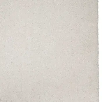 8' Ivory Shag Hand Woven Runner Rug