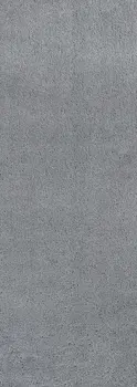 8' Gray Shag Hand Woven Runner Rug