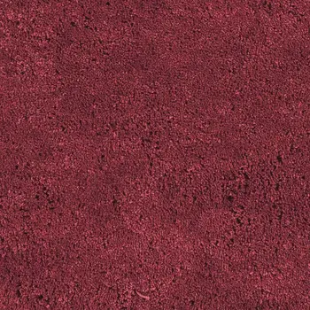 8' Red Shag Hand Woven Runner Rug