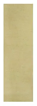 8' Canary Yellow Shag Hand Woven Runner Rug