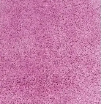 8' Hot Pink Shag Hand Woven Runner Rug