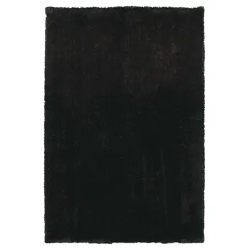 3' X 5' Espresso Shag Hand Woven Area Rug