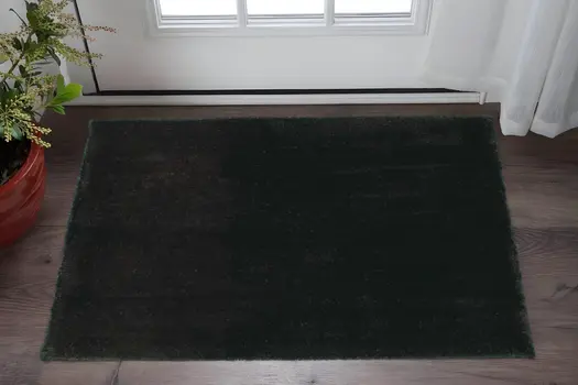 3' X 5' Espresso Shag Hand Woven Area Rug