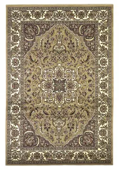 7' X 10'  Polypropylene Beige Or  Ivory  Area Rug