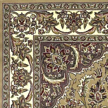 7' X 10'  Polypropylene Beige Or  Ivory  Area Rug