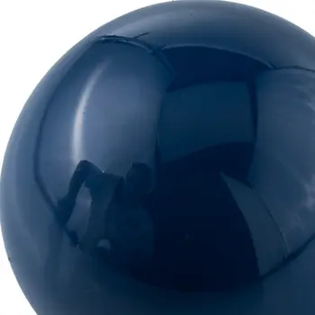 3" Blue Aluminum Decorative Orb Tabletop Sculpture