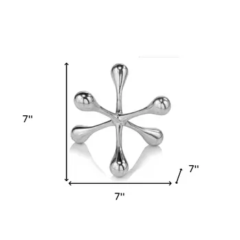7" Silver Buffed Aluminum Decorative Jack