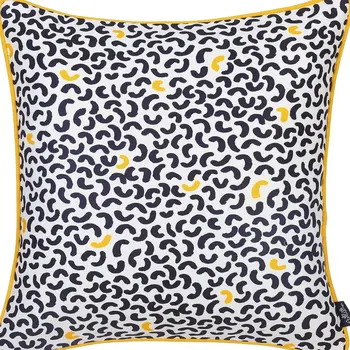 18"X18" Memphis Printed Decorative Throw Pillow Cover Pillowcase