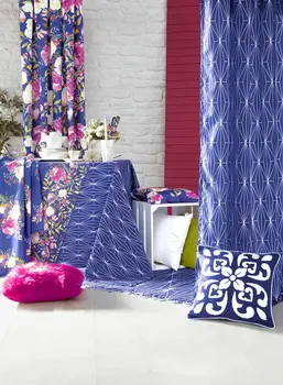 18" Blue Fabric Throw Pillow Cover