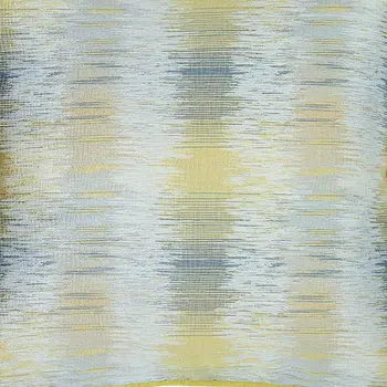 Yellow And Gray Blurred Lines Decorative Throw Pillow Cover