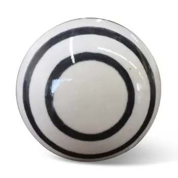 1.5" X 1.5" X 1.5" Ceramic Metal Multicolor 12 Pack Knob